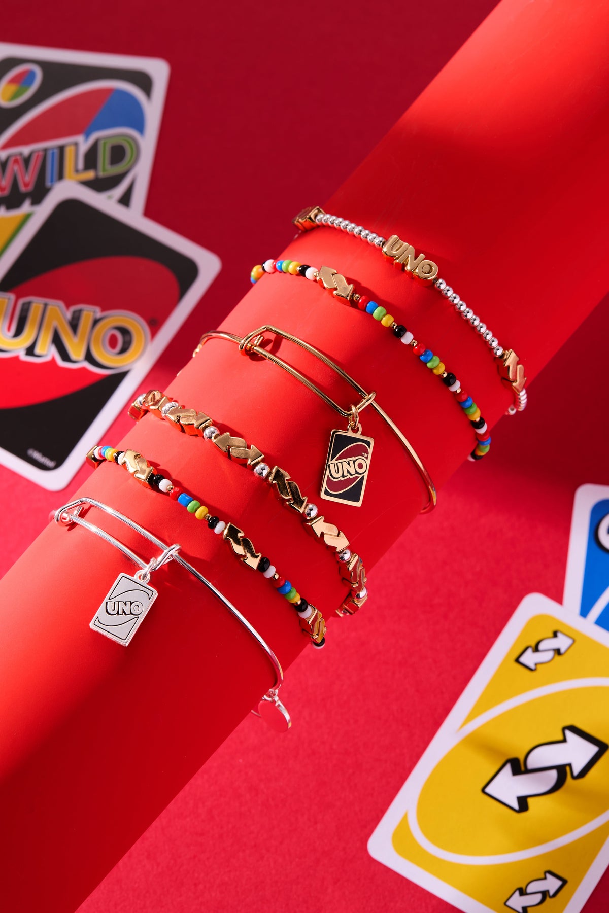 Alex and Ani UNO™ Reverse Color Beaded Stretch Bracelet