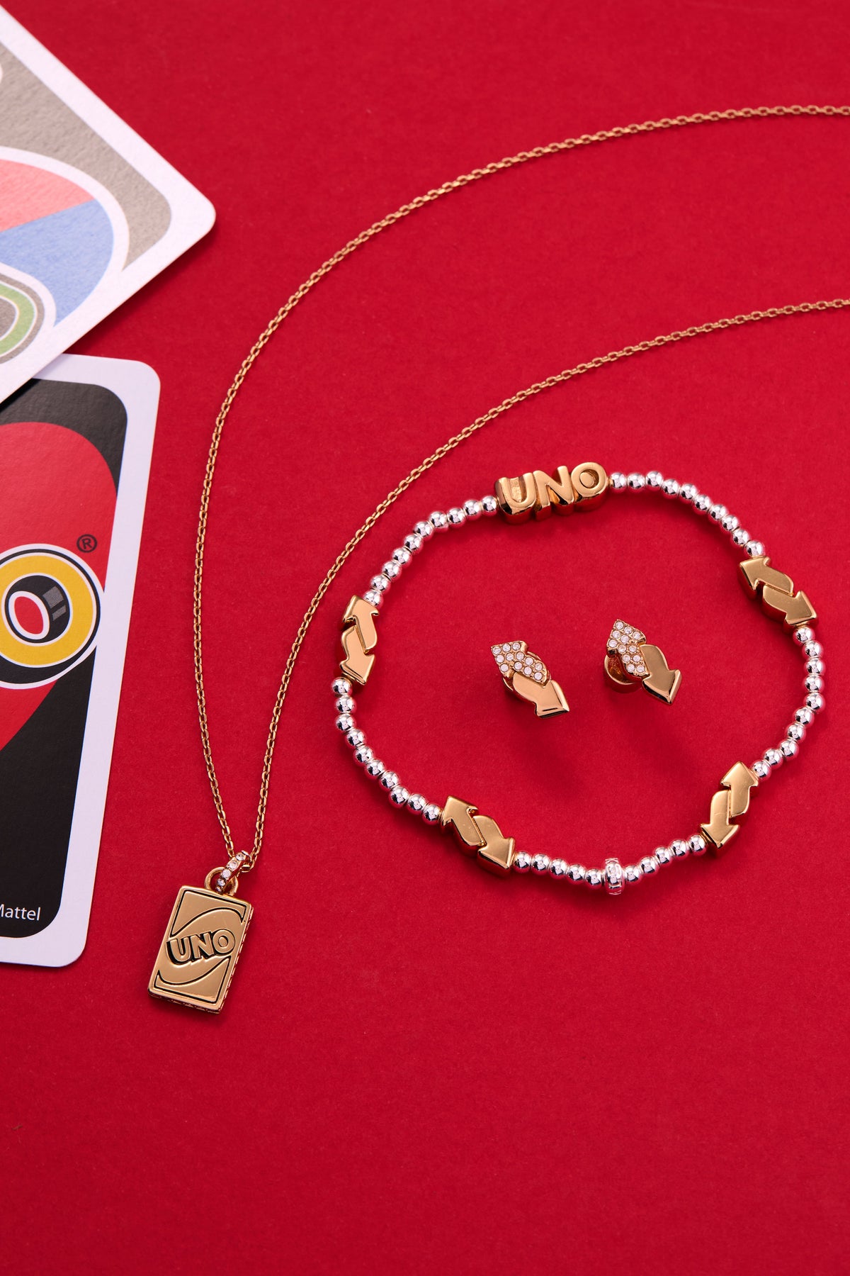 Alex and Ani UNO™ Reverse Symbol Stationed Stretch Bracelet