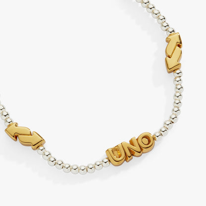 Alex and Ani UNO™ Reverse Symbol Stationed Stretch Bracelet