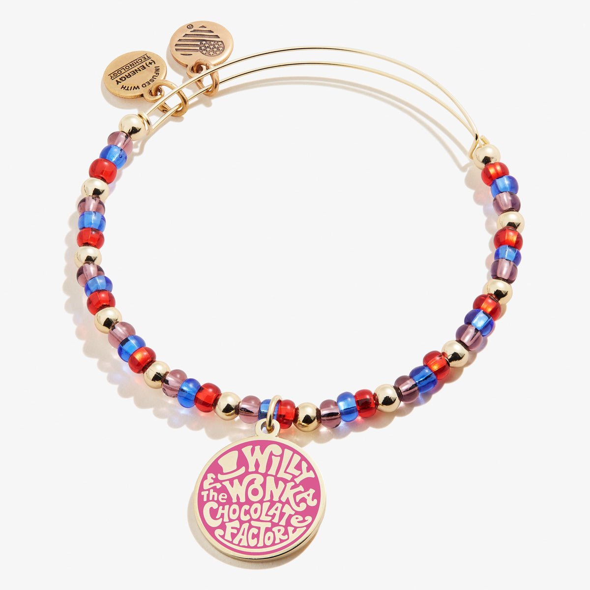 Alex and Ani Willy Wonka Chocolate Factory' Beaded Charm Bangle