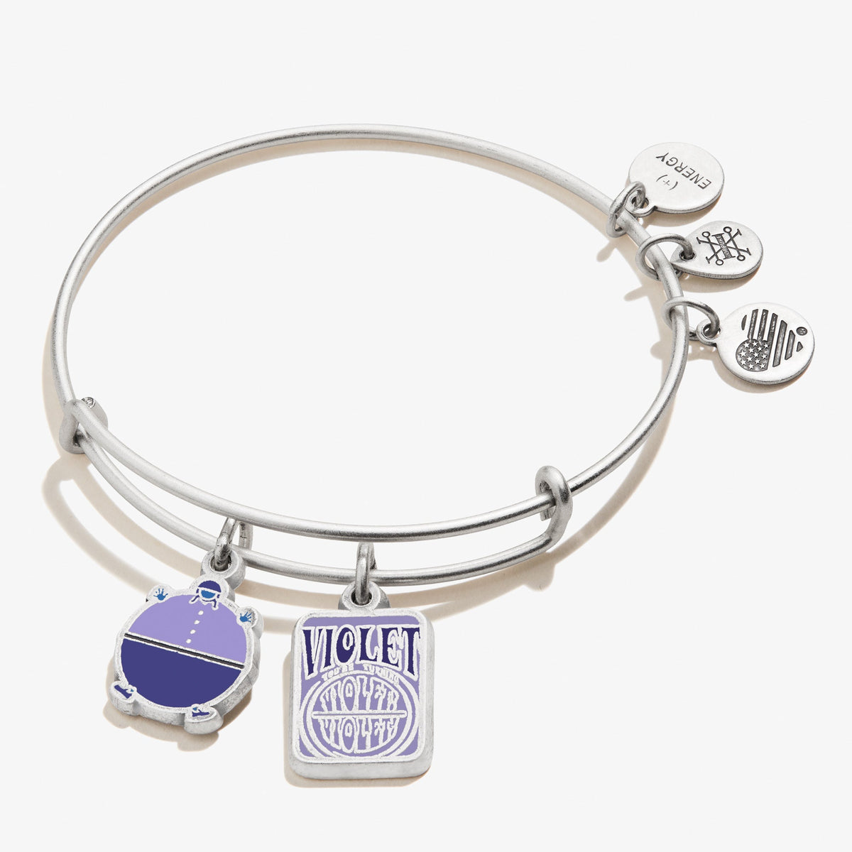 Alex and Ani Willy Wonka 'Violet' Duo Charm Bangle - Alex and Ani