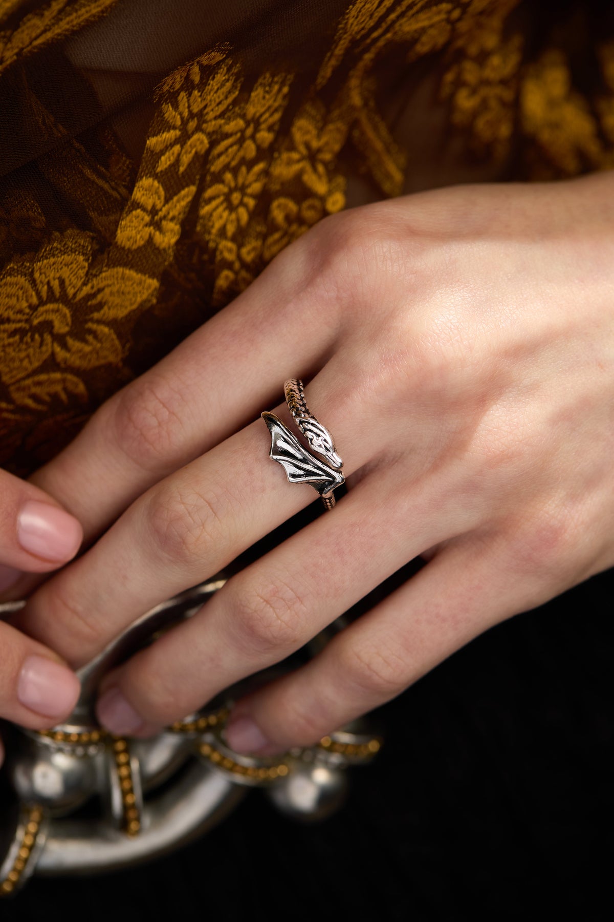 Alex and Ani House of the Dragon™ Syrax Bypass Ring