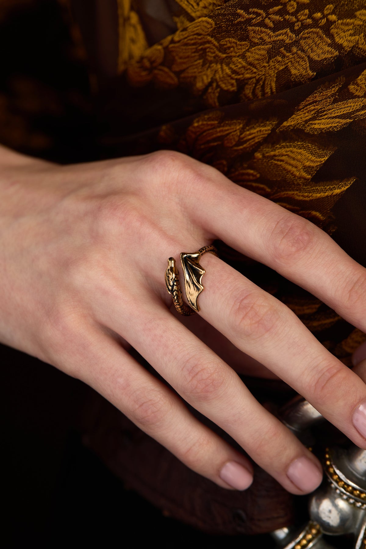 Alex and Ani House of the Dragon™ Syrax Bypass Ring