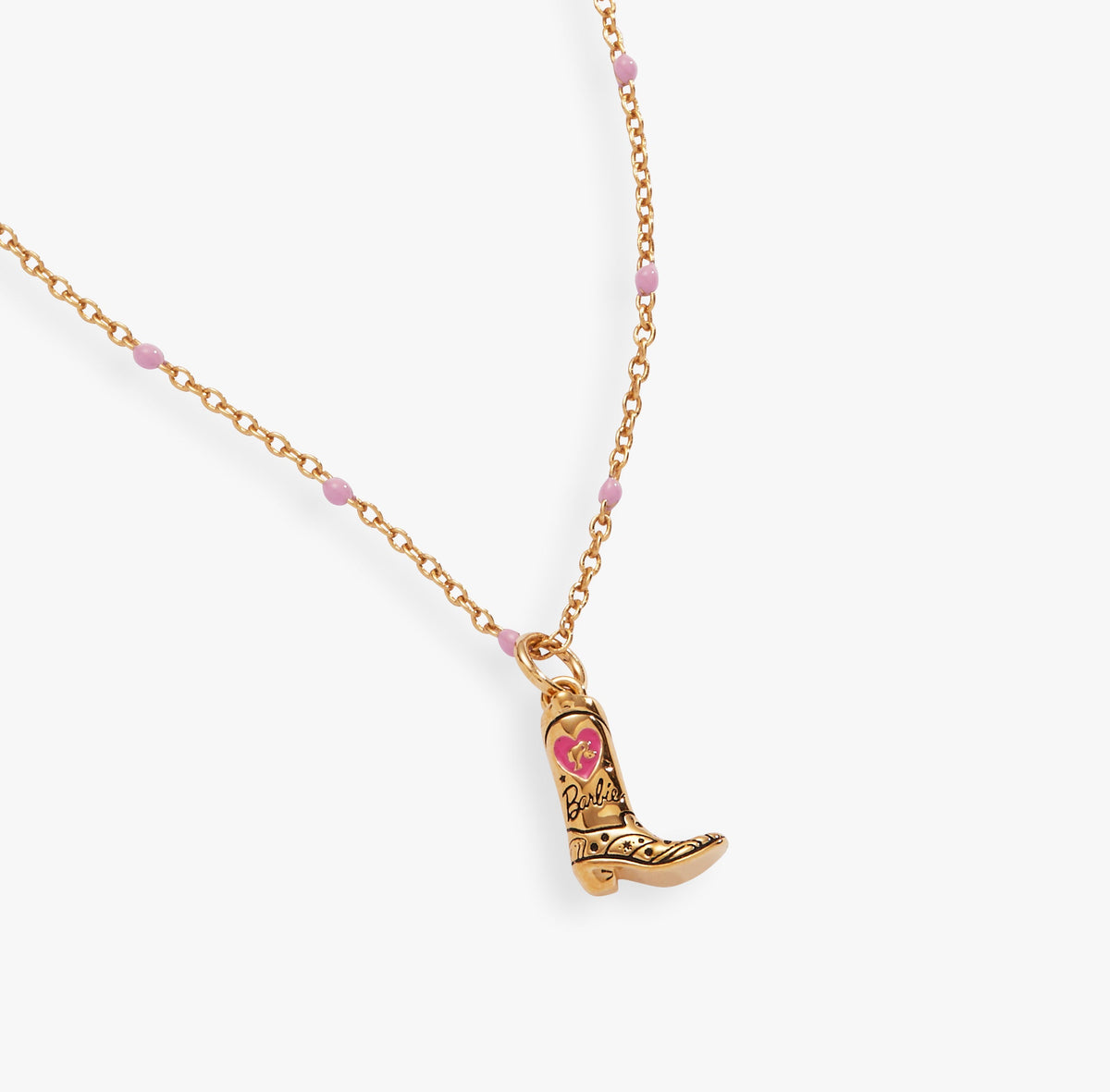 Alex and Ani Barbie™ Cowboy Boot Pendant Necklace