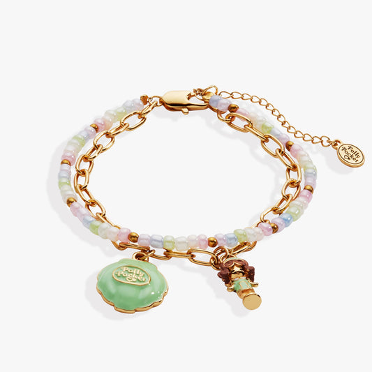 Alex and Ani Polly Pocket™ 2 Row Charm Bracelet