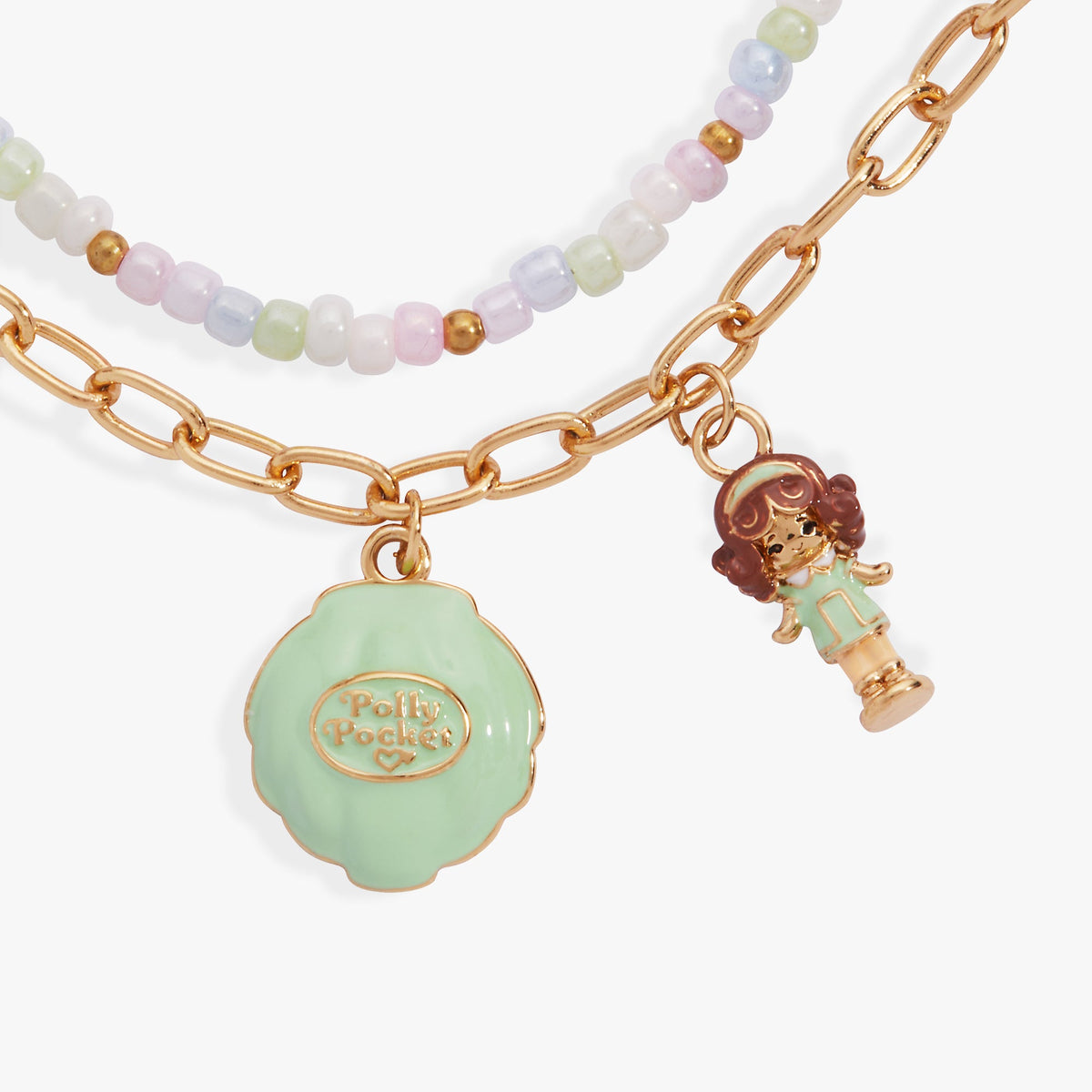 Alex and Ani Polly Pocket™ 2 Row Charm Bracelet