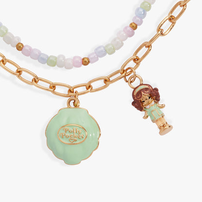 Alex and Ani Polly Pocket™ 2 Row Charm Bracelet