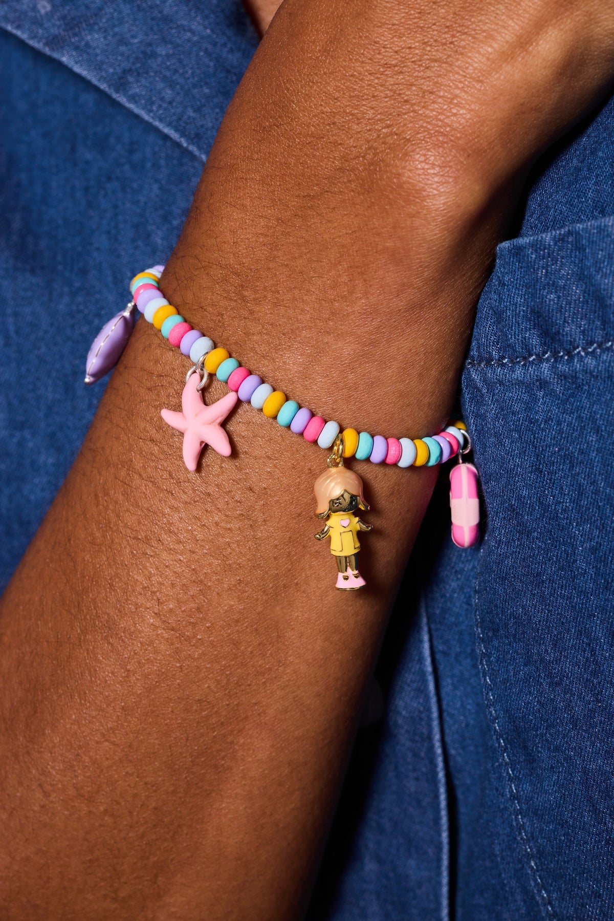 Alex and Ani Polly Pocket™ Limited Edition Pool Party Stretch Bracelet