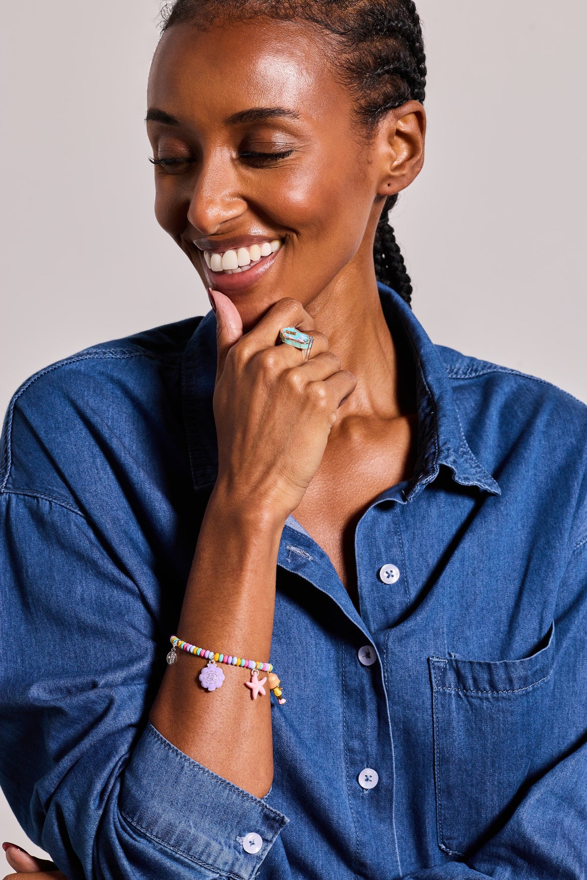 Alex and Ani Polly Pocket™ Limited Edition Pool Party Stretch Bracelet