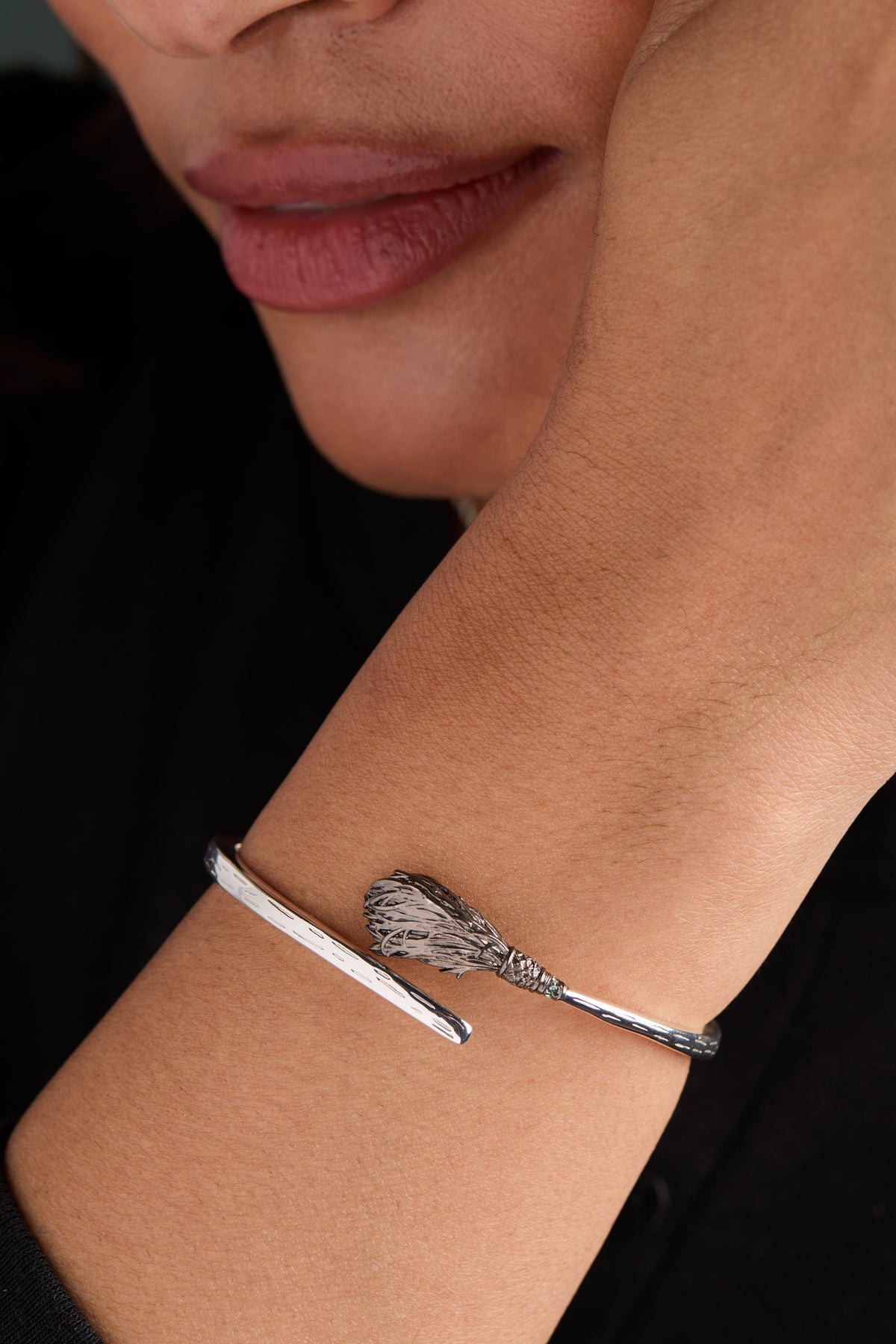 Alex and Ani The Wizard of Oz™ Wicked Witch Broom Bypass Cuff