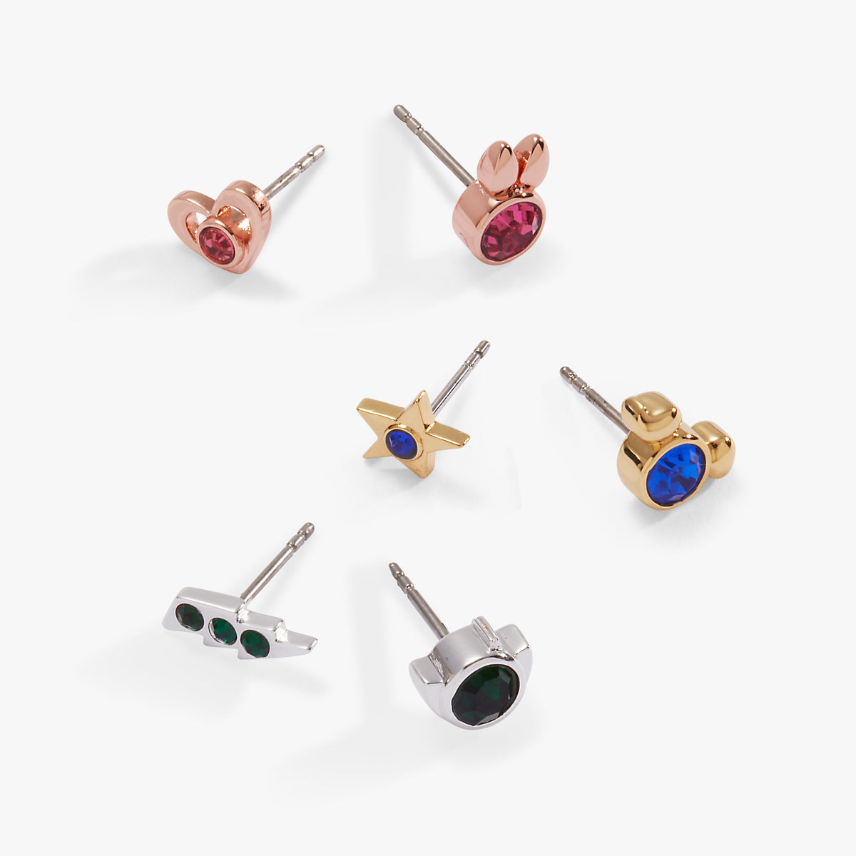 Alex and Ani THE POWERPUFF GIRLS™ Mismatch Stud, Set of 3