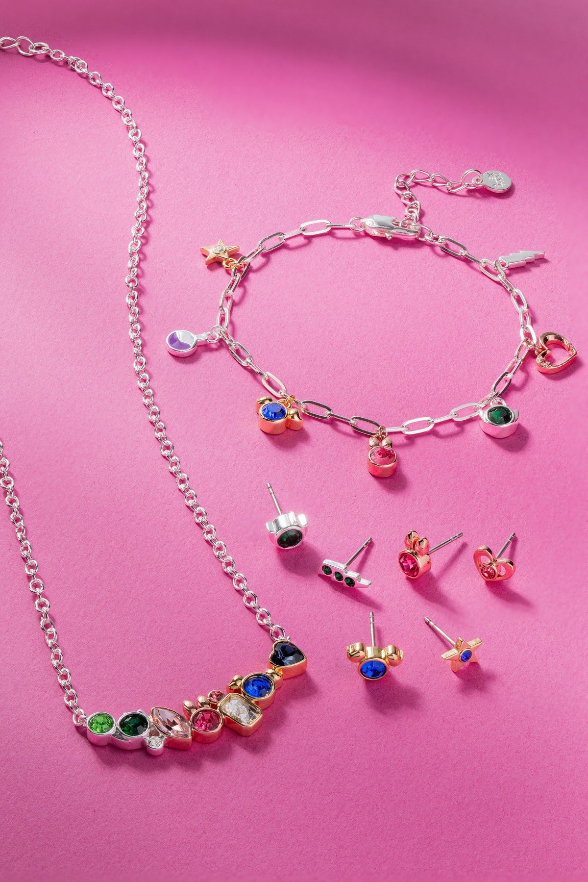 Alex and Ani THE POWERPUFF GIRLS™ Mismatch Stud, Set of 3