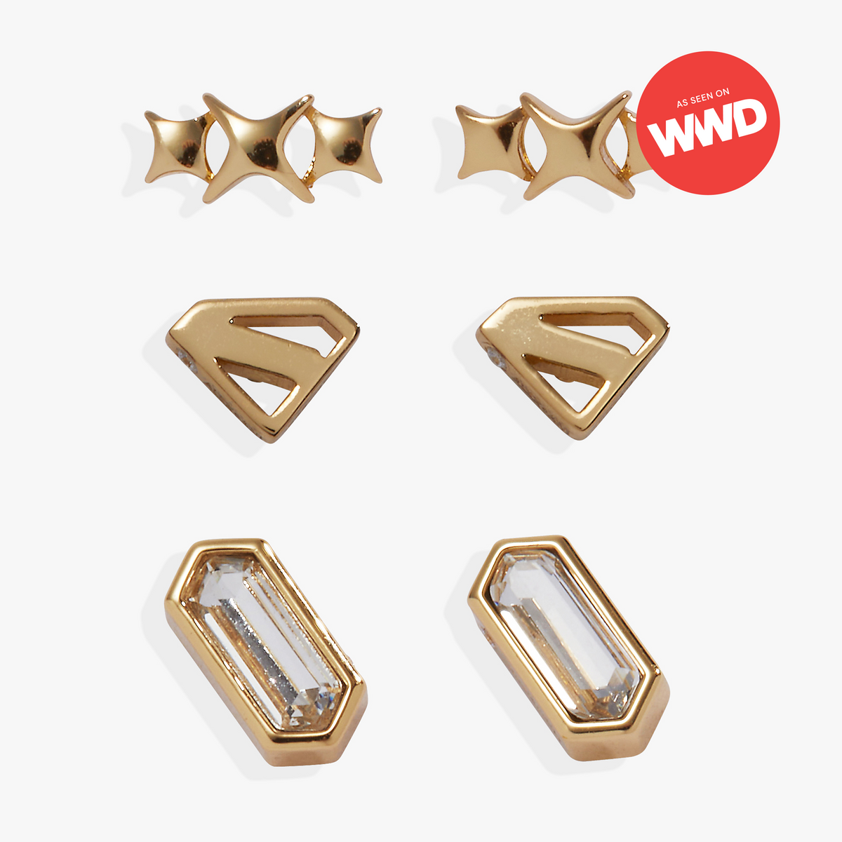 Alex and Ani SUPERMAN™ Stud Set