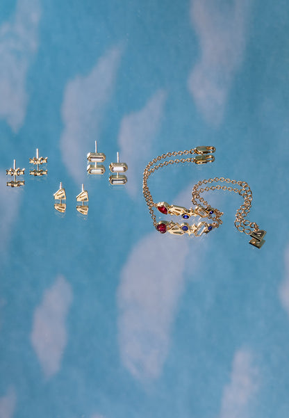 Alex and Ani SUPERMAN™ Stud Set