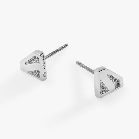 Alex and Ani SUPERMAN™ Pave Logo Stud