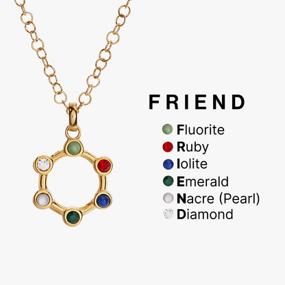 Alex and Ani Friend Crystal Necklace