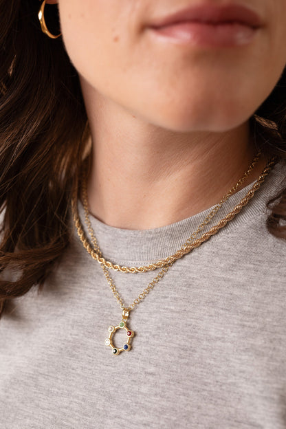 Alex and Ani Friend Crystal Necklace