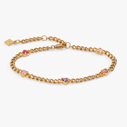 Alex and Ani Heart Curb Chain Bracelet