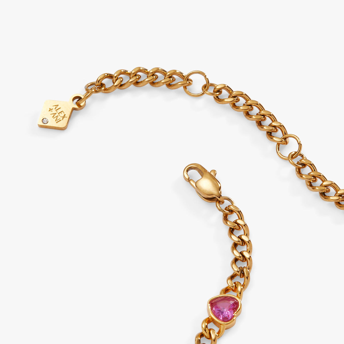Alex and Ani Heart Curb Chain Bracelet