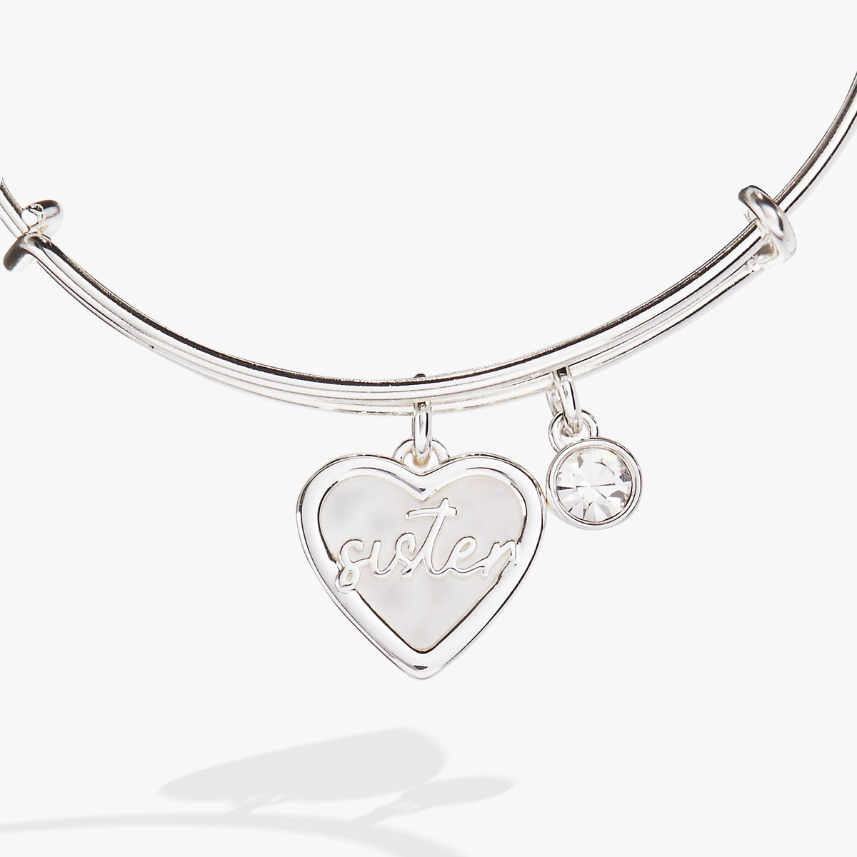 Alex and Ani Sister Mother of Pearl Bangle