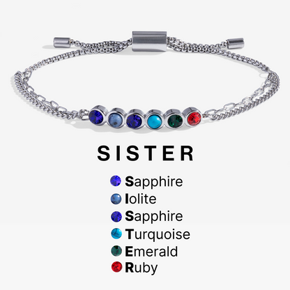 Alex and Ani Sister Acrostic Bolo