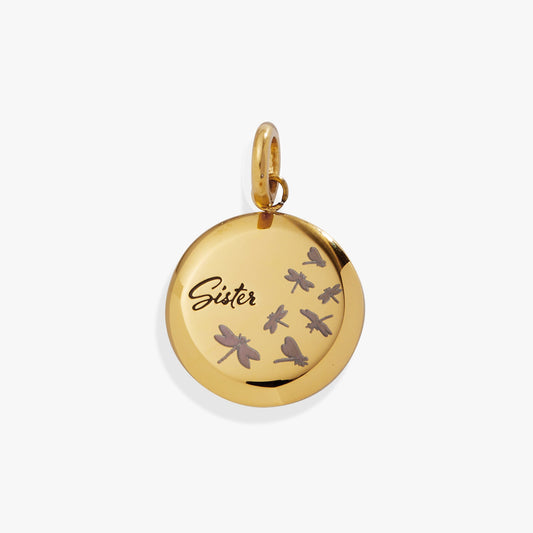 Alex and Ani Sister Dragonfly Disc Charm