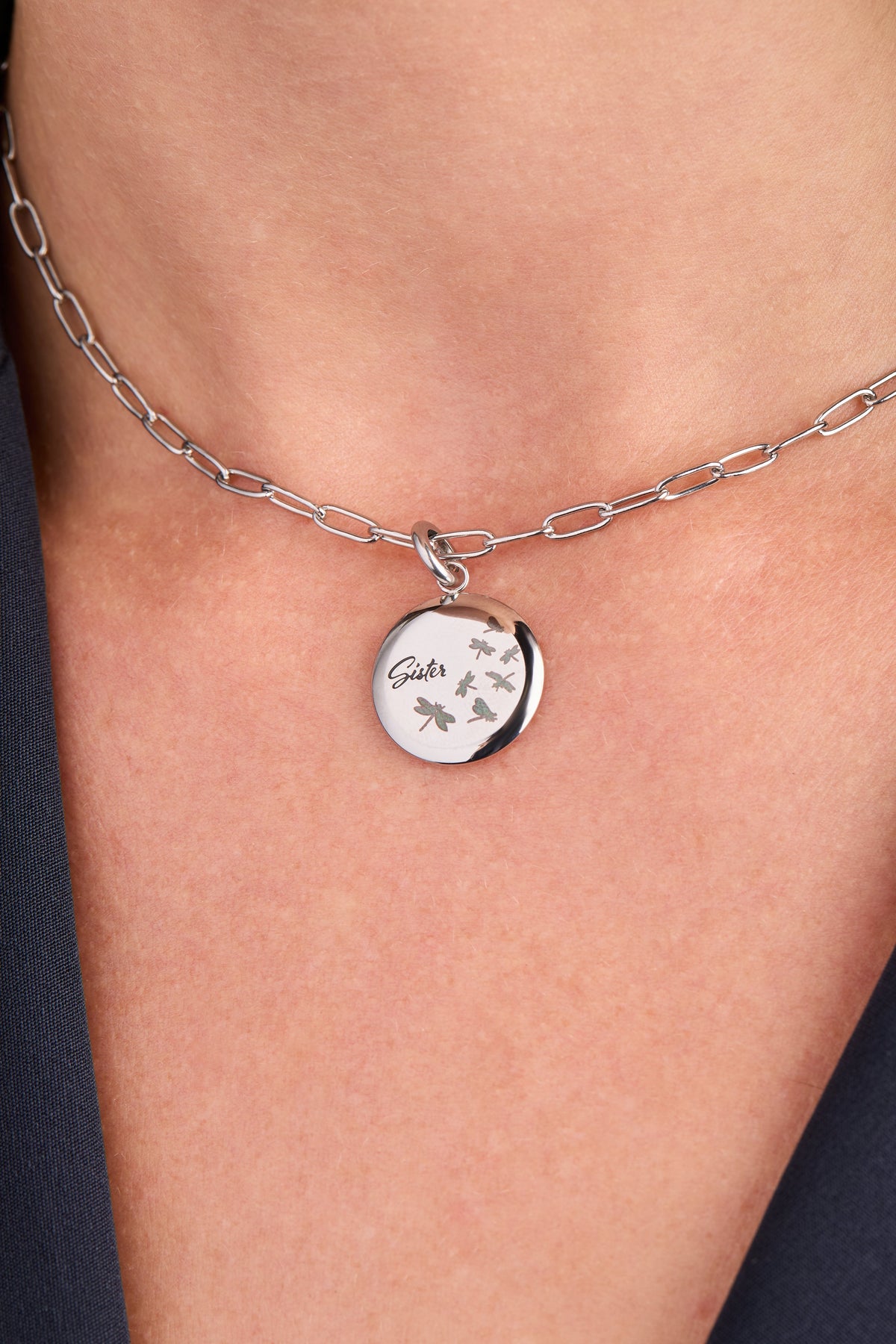 Alex and Ani Sister Dragonfly Disc Charm