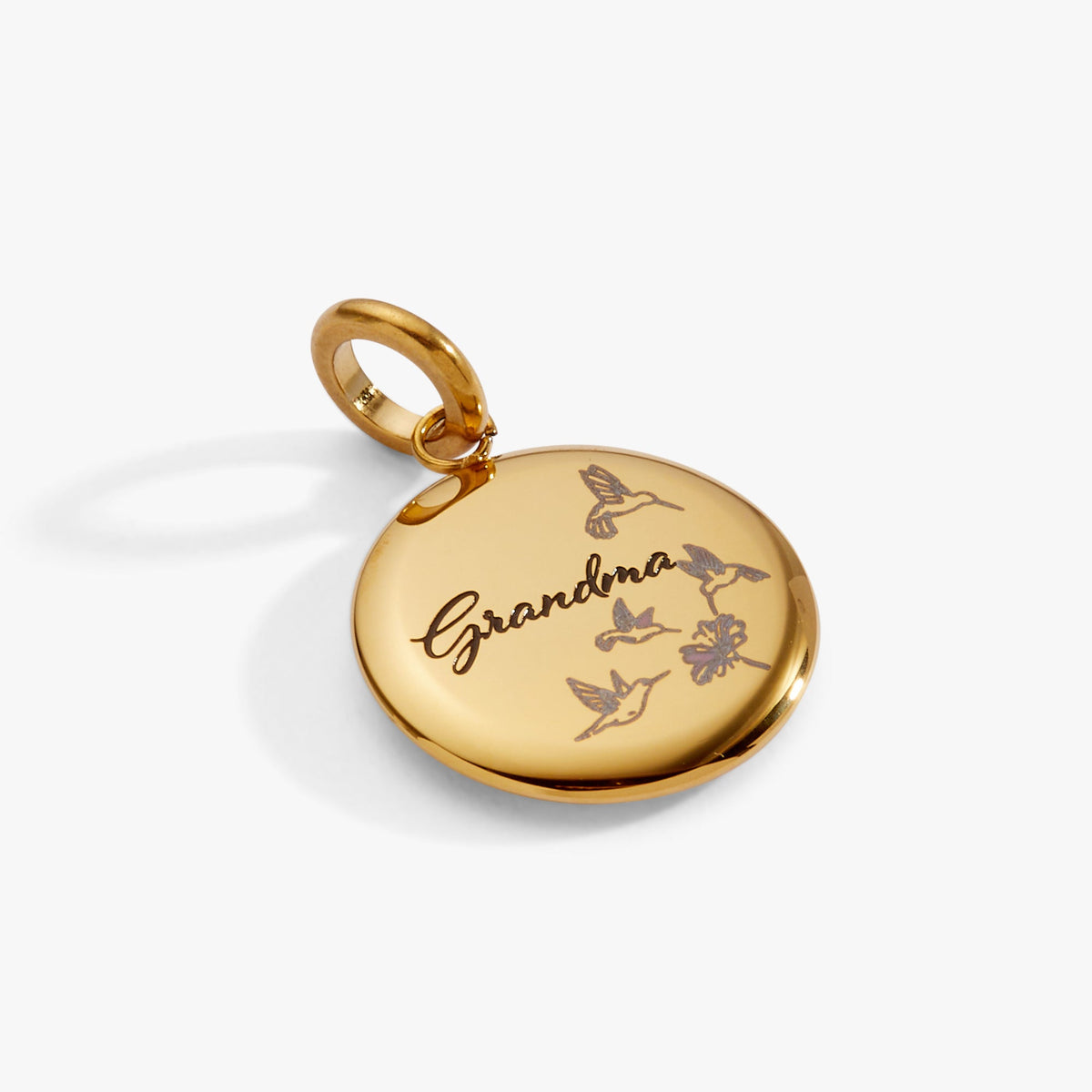 Alex and Ani Grandma Hummingbird Disc Charm