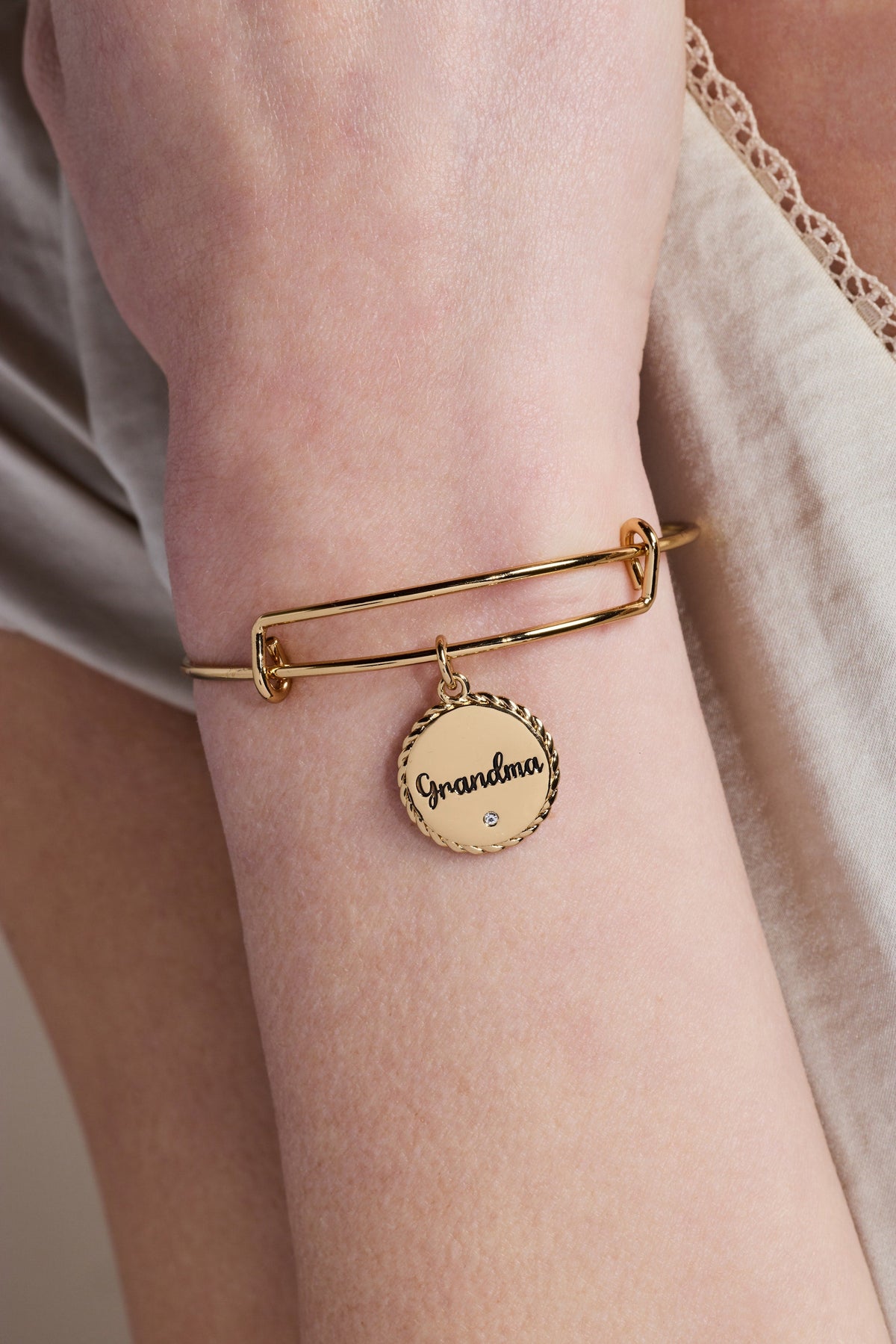 Alex and Ani Grandma Charm Bangle
