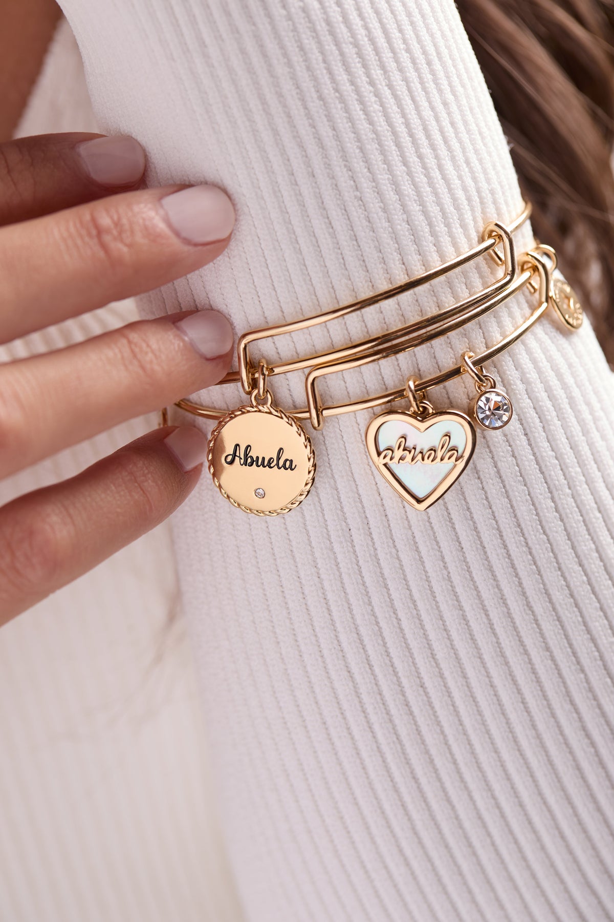 Alex and Ani BILY Mexico - Abuela MOP Heart EWB Duo