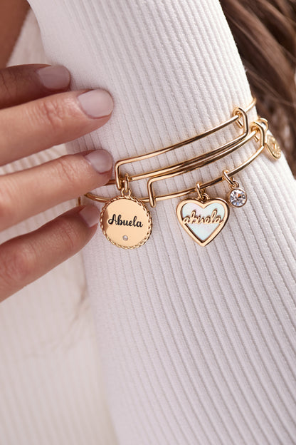 Alex and Ani BILY Mexico - Abuela MOP Heart EWB Duo