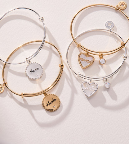 Alex and Ani BILY Mexico - Abuela MOP Heart EWB Duo