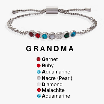 Alex and Ani Grandma Acrostic Bolo
