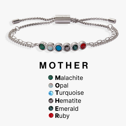 Alex and Ani Mother Acrostic Bolo