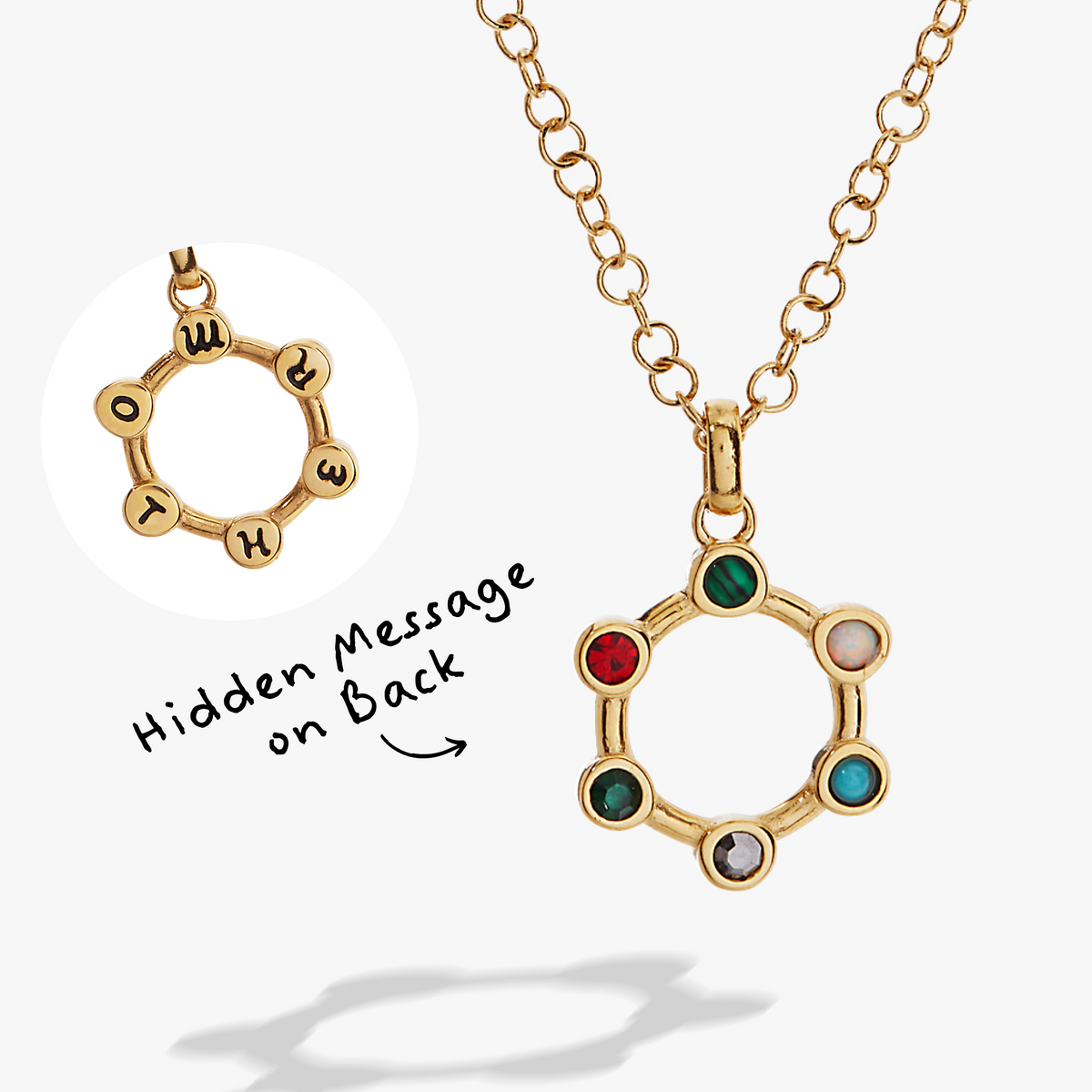 Alex and Ani Mother Crystal Necklace