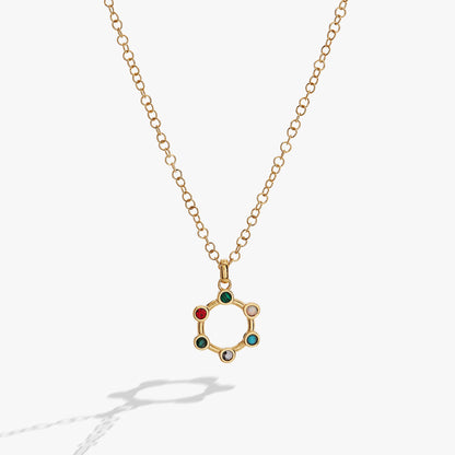 Alex and Ani Mother Crystal Necklace