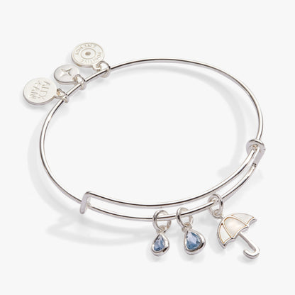 Alex and Ani Mother of Pearl Umbrella Bangle