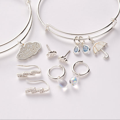 Alex and Ani Mother of Pearl Umbrella Bangle