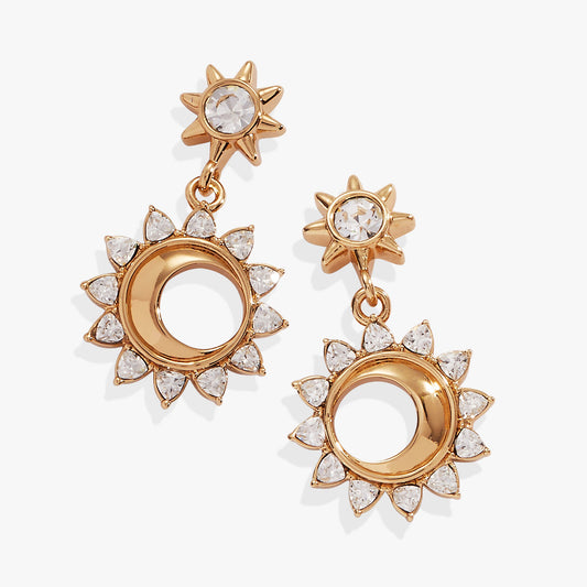 Alex and Ani Crystal Celestial Drop Earrings