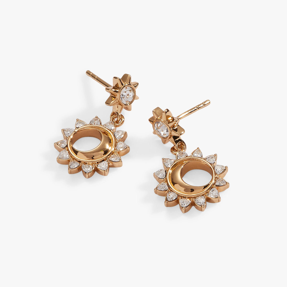 Alex and Ani Crystal Celestial Drop Earrings