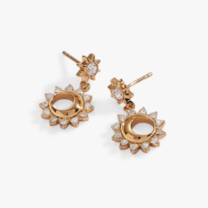 Alex and Ani Crystal Celestial Drop Earrings