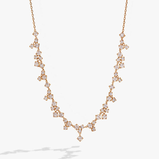 Alex and Ani Crystal Chandelier Necklace