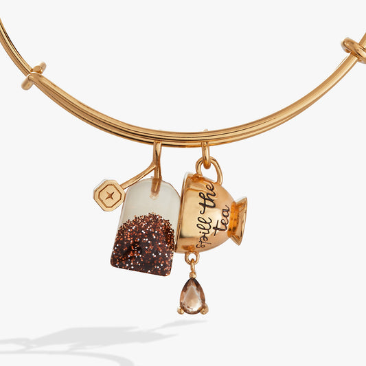 Alex and Ani Spill the Tea Duo Charm EWB