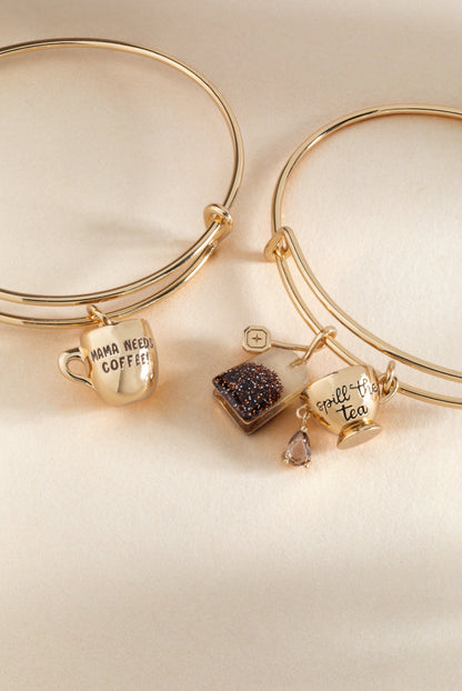 Alex and Ani Spill the Tea Duo Charm EWB