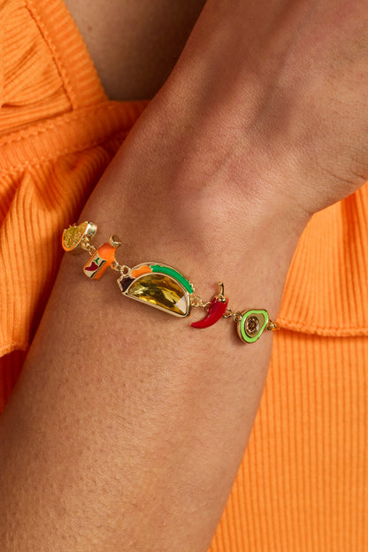 Alex and Ani Taco Inline Charm Bracelet