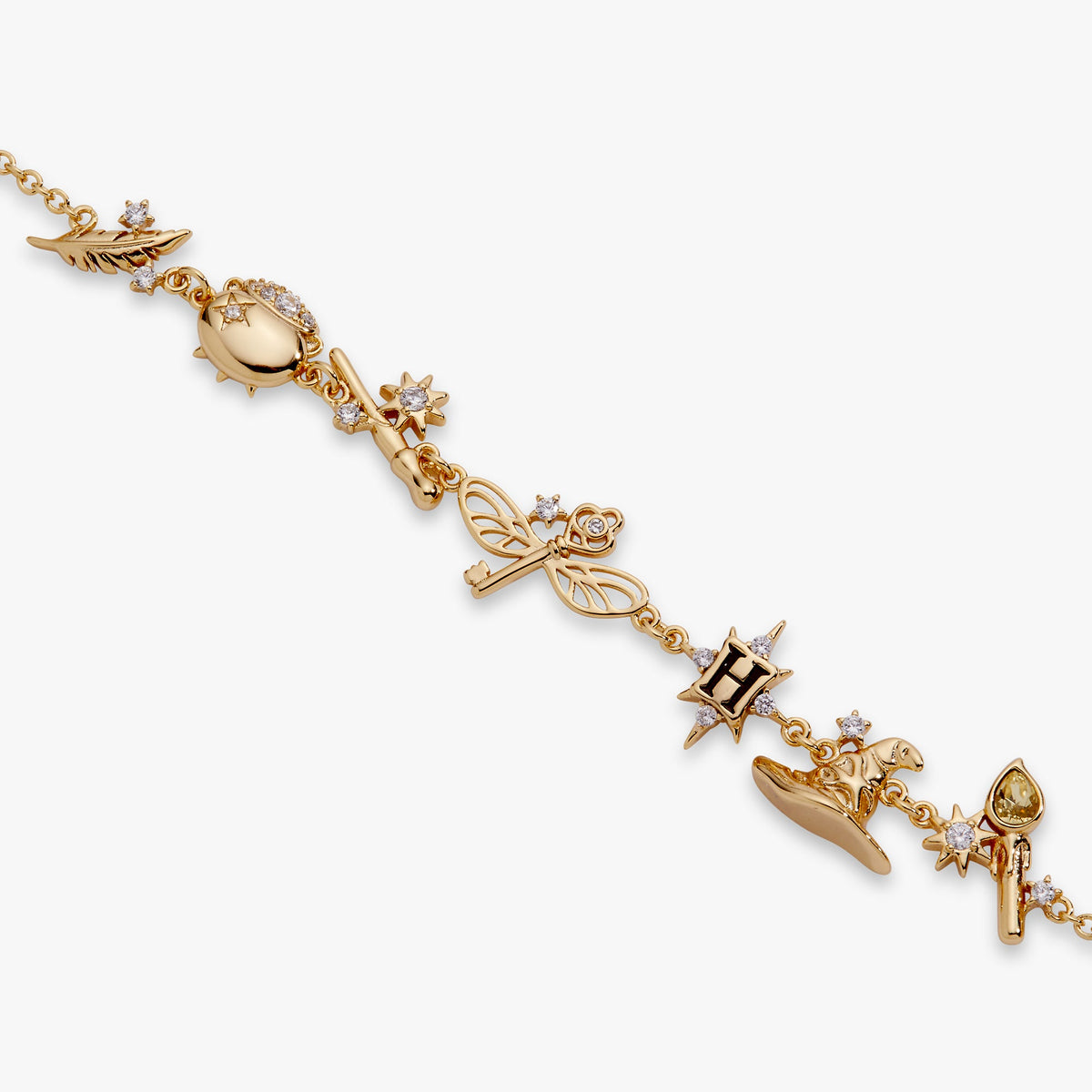 Alex and Ani Harry Potter™ Mixed Icon Inline Charm Bracelet