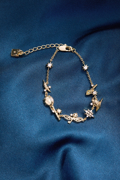 Alex and Ani Harry Potter™ Mixed Icon Inline Charm Bracelet