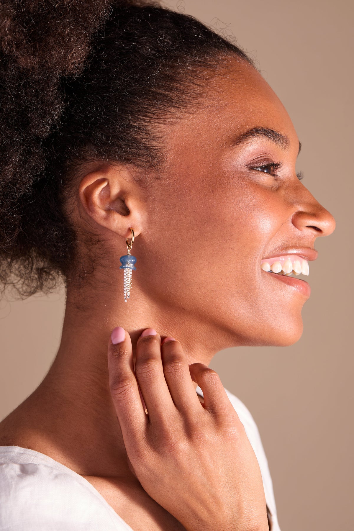 Alex and Ani Whimsical Jellyfish Huggie Hoops