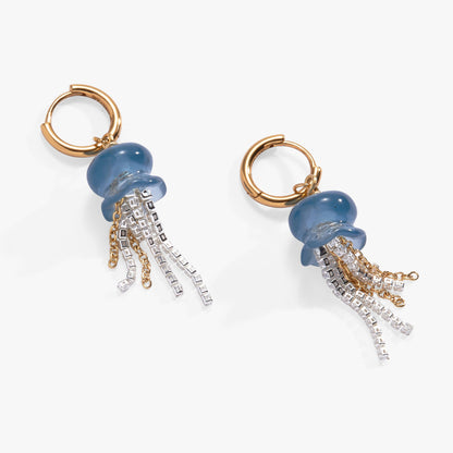 Alex and Ani Whimsical Jellyfish Huggie Hoops
