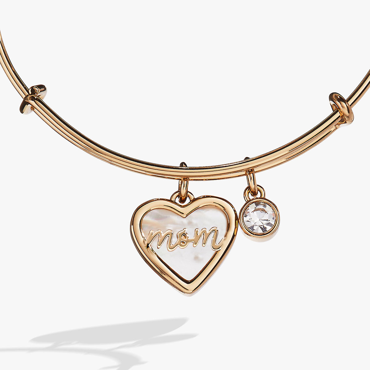 Alex and Ani Mom Mother of Pearl Bangle